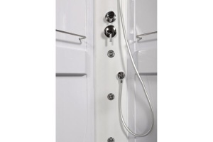 Душевая кабина Deto L 120х80 с гидромассажем и электрикой, хром (L602RGM+EL) - 3