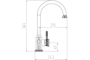 Смеситель Milacio Villena MC.502.SL для кухонной мойки - 2