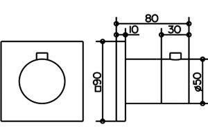 Термостат Keuco IXMO 59553 010002 - 2