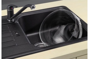 Смеситель для кухонной мойки Blanco Daras черный (524180) - 2