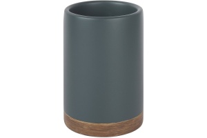 Стакан для зубных щеток WasserKRAFT Lopau серый матовый