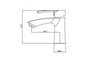 Смеситель Kaiser Aurora 67011 для раковины - 2