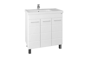 Тумба для комплекта СанТа Омега 80 напольная, белый