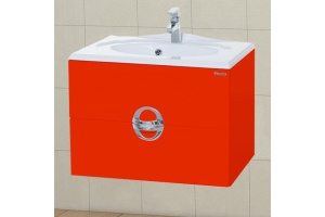 Тумба с раковиной Bellezza Флоренция 80 красная