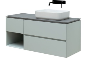 Тумба под раковину Allen Brau Infinity 120 R светло - зеленый матовый