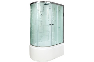 Душевая кабина DETO EM4511RGM с высоким поддоном, с сиденьем - 2