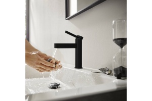 Смеситель для раковины Hansgrohe Finoris черный матовый - 3