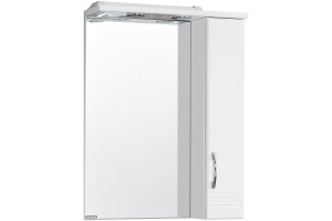 Зеркало-шкаф Aquaton Онда 60 R с подсветкой белый