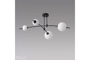 Люстра на штанге iLedex Epical 6827-4 BK+WH - 2