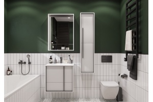 Комплект мебели Aquaton Ривьера 60 белый