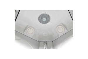 Душевая кабина Deto L 120х80 с подсветкой, хром (L520RLED) - 3