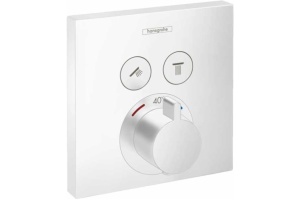 Смеситель для душа Hansgrohe ShowerSelect с термостатом белый матовый
