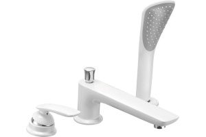 Смеситель для ванны Kludi  белый, хром (524479175)