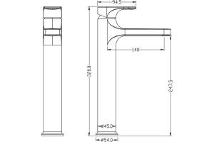 Смеситель Boheme Spectre 452-CR для раковины, хром - 2
