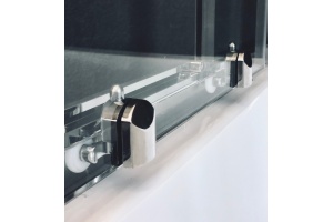 Душевая кабина Royal Bath 120х80 R профиль хром стекло прозрачное с гидромассажем - 3