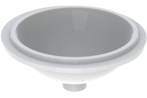 500.746.01.2 Geberit VariForm Раковина с установкой под столешницу круглой формы, D1=33 см, без отв. под смеситель, без отв. перелива