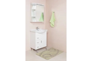 Зеркало-шкаф Onika Луна 60 R с подсветкой, белый (206014) - 3