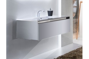 Комплект мебели Sanvit Кубэ-1 70 белый глянец