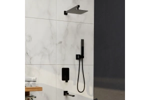 Душевой комплект RGW Shower Panels SP-56 черный матовый - 2