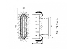 Подвесная люстра Wertmark Alexia WE125.14.303 - 2