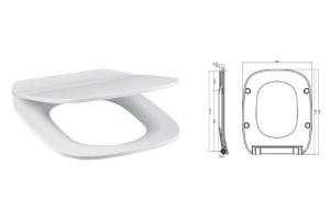 893104970 ПЭК DEBBA (унитаз подвесной rimless+инсталляция+ сиденье slim) без кнопки в компл. - 3