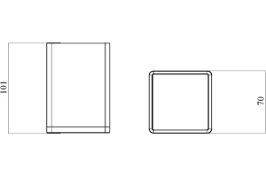 Стакан Boheme 10961-W-G - 2