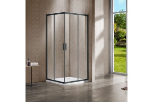 Душевой уголок Vincea Garda 110x80 профиль сталь стекло прозрачное