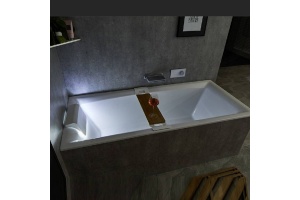 Акриловая ванна Riho Still Square 180x80 подголовник слева - 3