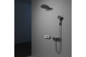 Душевой комплект Vincea Groove с термостатом сталь - 2