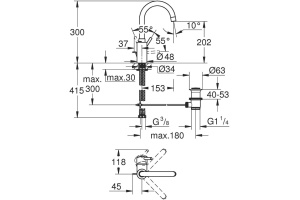Смеситель Grohe Concetto 32629002 для раковины - 3