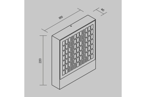 Бра Maytoni Outdoor O475WL-L10GF3K - 3