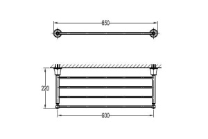 Полотенцедержатель Art&max Liberty (AM-F-8983) - 2