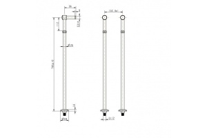 Держатели для напольного смесителя Imperiale - 2