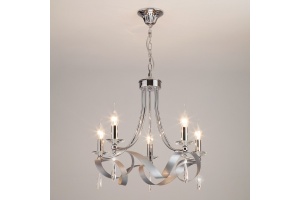 Подвесная люстра Eurosvet Adelia 60064/5 хром - 2