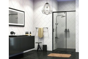 Душевая дверь в нишу Wasserkraft Elbe 74P04 - 2