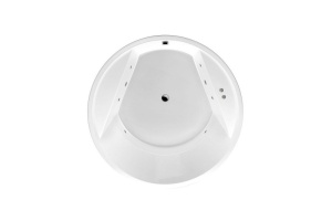 Ванна акриловая Excellent Great Arc Soft 160 с гидромассажем белый - хром