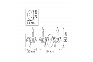 Бра Osgona Classic 700624 - 3