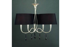 Подвесная люстра Mantra Paola Painted Silver 3530 - 3