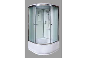 Душевая кабина DETO D90SEL с высоким поддоном, с сиденьем