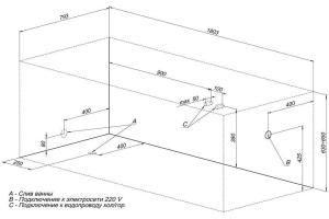 Акриловая ванна Aquanet Grenada 179.7x79.3 см (00203971) - 2