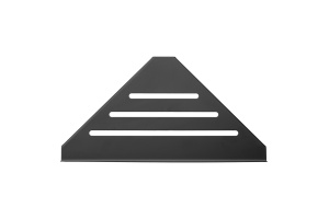 Swedbe Attribut Угловая полка, цвет: черный 9802B - 2