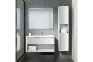 Зеркало Sanvit Сильвер 90 хром матовый - 3