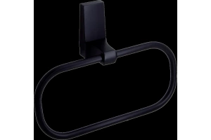 Полотенцедержатель Wasserkraft Abens черный матовый