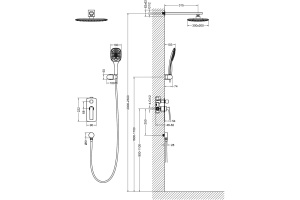 Душевой комплект Timo Helmi SX-4069/03SM - 2