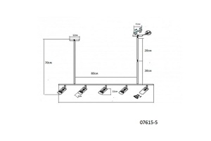 Подвесная люстра Kink Light Кайко 07615-5,19 - 2