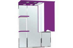 Зеркало-шкаф Bellezza Эйфория 80 R фиолетовый