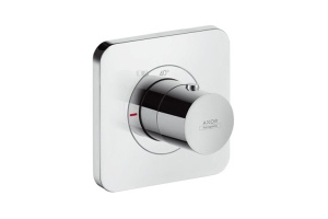 AX Citterio E Встраиваемый термостат для душа 12x12, 1 потреб, (внешняя часть), цвет: хром