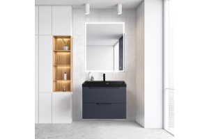 Комплект мебели BelBagno Vittoria 80 черный матовый - 2