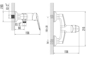 Смеситель для душа TORSB00i03 - 2