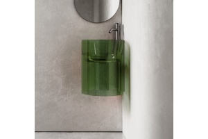 Раковина подвесная Abber Rechteck 42.2х42.2 угловая зеленый